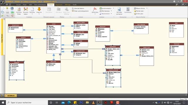 GesBiblio Partie 1 Création projet analyse base de donnée смотреть онлайн