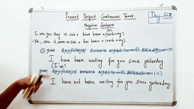 Present Perfect Continuous Tense | PART 2 |Have not been & has not been |Learn English through tami смотреть онлайн