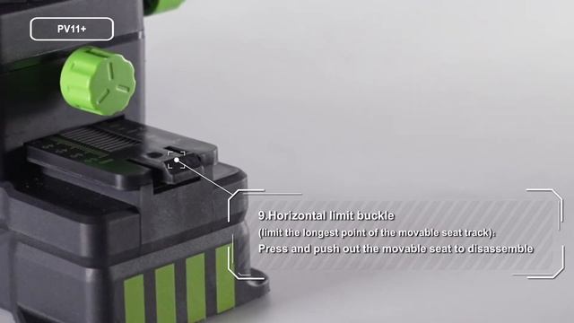 How to use the Huepar PV11+ Wall mountable Fine-tuning Bracket Laser Level Adapter смотреть онлайн