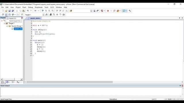 Square Wave Generation | 8051 Embedded C - Leisure Codes смотреть онлайн