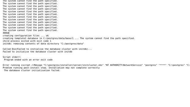 Error installing postgres on Windows 8 смотреть онлайн