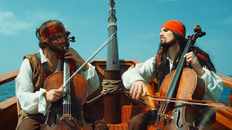 2CELLOS - Pirates оf The Caribbean смотреть онлайн