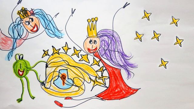 Волшебные сказки для детей. Сказочка "Желания принцессы". Детские рисунки сказки. смотреть онлайн