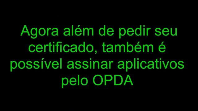 How to request a certificate and sign apps in OPDA (captions in English - turn them on!) смотреть онлайн