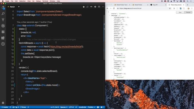 ReactJS: Fetch API – how to get data смотреть онлайн