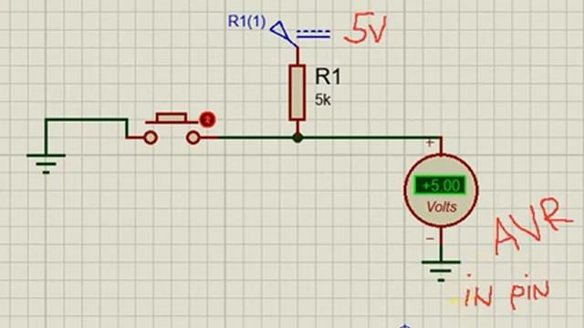 Подтягивающий резистор - pull up resistor смотреть онлайн