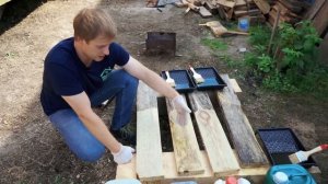 Честный тест отбеливателей для древесины. Полевые испытания отбеливателей. Построй Себе Дом.