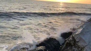 Каспийское море, волны, море