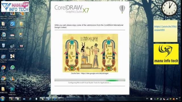 How to install Corel Draw X7 with #CorelDrawCrack by #manuinfotech смотреть онлайн