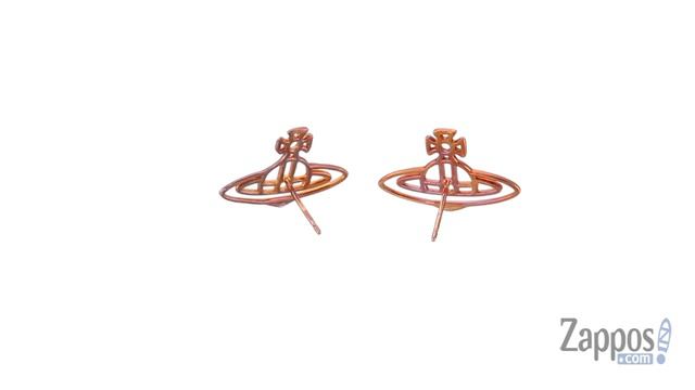 Vivienne Westwood Thin Lines Flat Orn Stud Earrings SKU: 8201855 смотреть онлайн