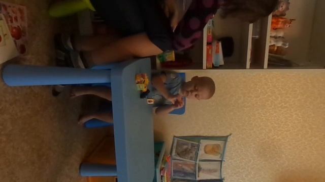 Занятие с мамой 9, АБА за столом, Максиму 2,9 лет смотреть онлайн