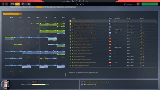 Pro Cycling Manager 2020 | Career Mode | Planner Tutorial смотреть онлайн