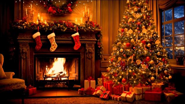 3 Hours Of Christmas Music Traditional & Classic Christmas Songs ?Christmas Oldies, Fireplace Sound смотреть онлайн
