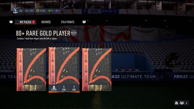 FIFA 23 Ultimate team 80+ UPGRADE PACKS Opening! смотреть онлайн