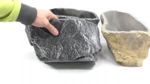 Кашпо для цветов из прочного камня для дома и дачи