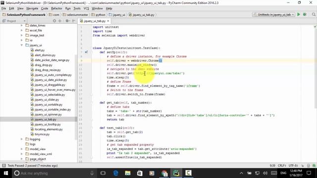 Lesson 15 Python Webdriver jQuery UI Tabs смотреть онлайн