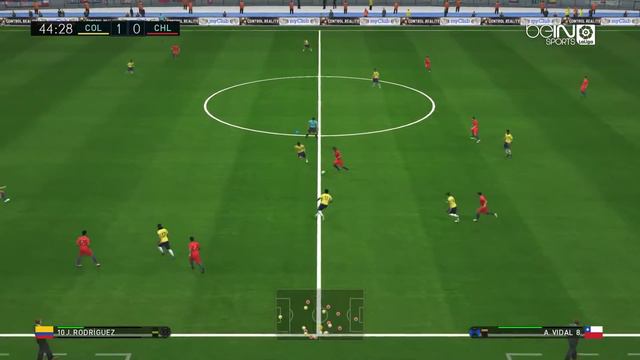 Colombia vs Chile | FIFA World Cup Russia 2018 Qualifiers 2018 |PES 2017 смотреть онлайн