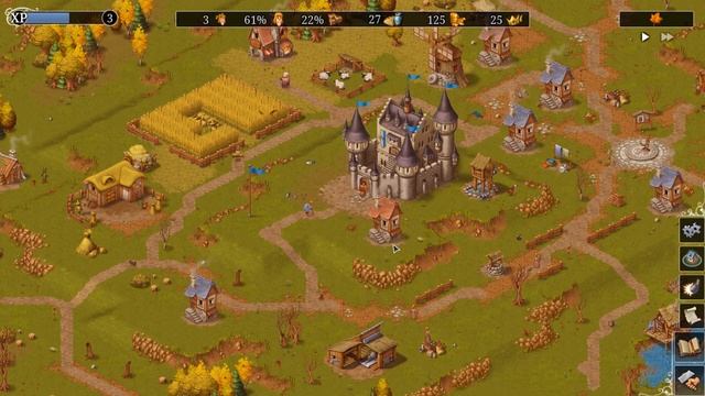 Прохождение игры Townsmen A Kingdom Rebuilt. Часть 1. TimeLapse Game смотреть онлайн