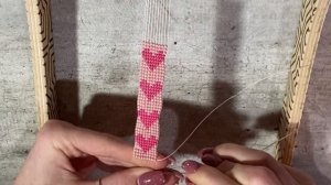 браслет из бисера на станке для бисероплетения «Бусинариум»