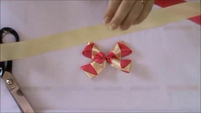 DIY/Как сделать бантики с зигзагообразным лепестком и изделия из него смотреть онлайн