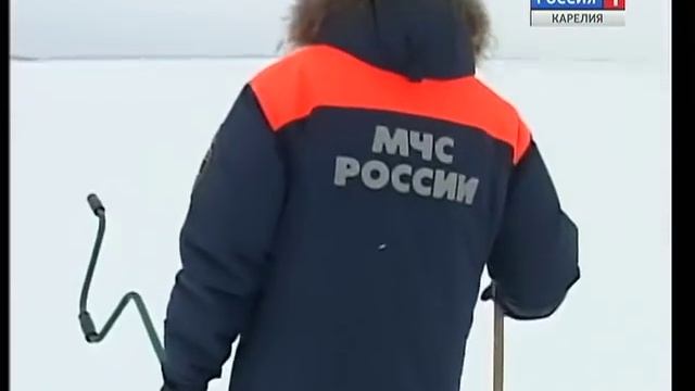 В Карелии проводят рейд безопасности на льду смотреть онлайн