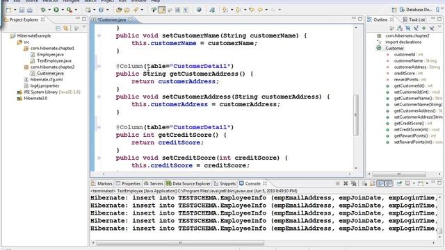 Java Hibernate Tutorial Part 11 - One class to Two tables смотреть онлайн