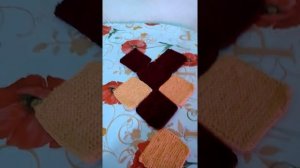 Следки,спицами из квадратов