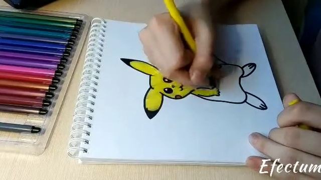 РИСУЕМ ПИКАЧУ✓ПОКЕМОН смотреть онлайн