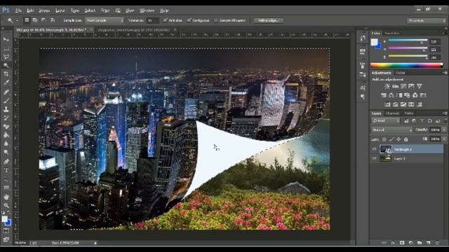 Page Curl Effect | 3D Page effect | Adobe Photoshop смотреть онлайн