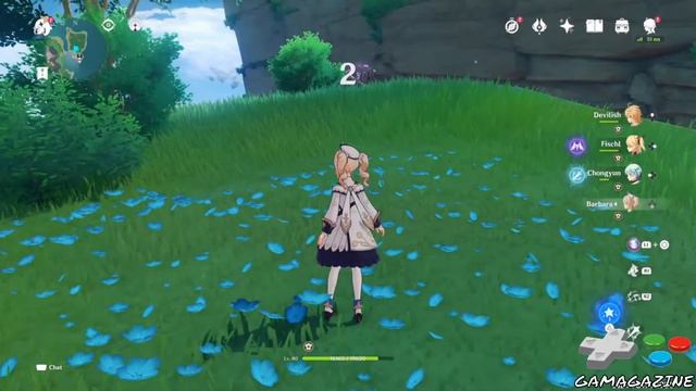 All Temari Locations Narukami Island Genshin Impact Kid Kujirai Play Temari Game смотреть онлайн