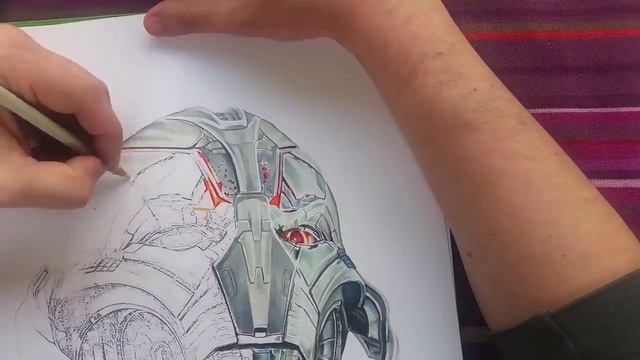 ULTRON - Speed drawing by Alessandro Conti смотреть онлайн