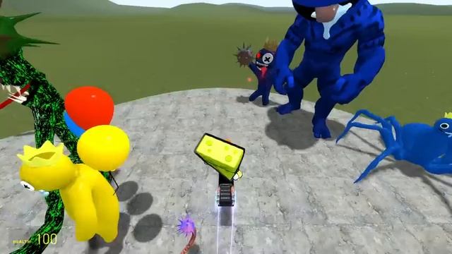 ALL ROBLOX RAINBOW FRIENDS VS ALL FNAF 1 9 SECURITY BREACH ANIMATRONICS In Garry's Mod! смотреть онлайн