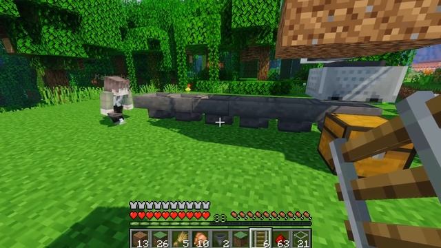 ПОСТРОИЛИ САМУЮ ЛУЧШУЮ ФЕРМУ ШЕРСТИ | ВЫЖИВАНИЕ ДЕВУШКИ С ПАПОЙ #31 | MINECRAFT 1.14.4 смотреть онлайн