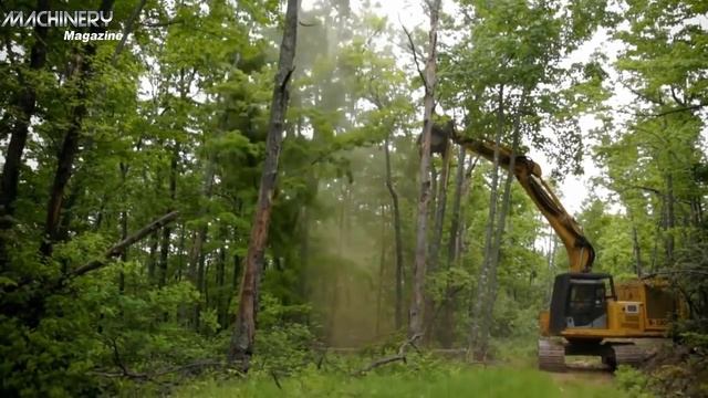 Amazing Biggest Excavator Mulchers Modern Technology - Fastest Land Clearing Equipment смотреть онлайн