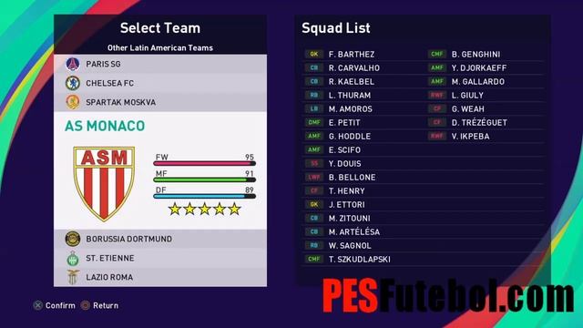 PES 2021 61 Classic Club Teams Option File смотреть онлайн