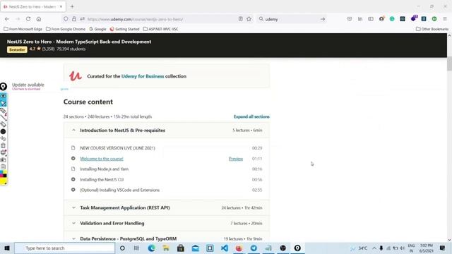 Udemy Course - NestJS Zero to Hero - Modern TypeScript Back-end Development Free Coupon смотреть онлайн