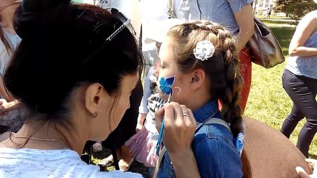 Мой аквагрим.