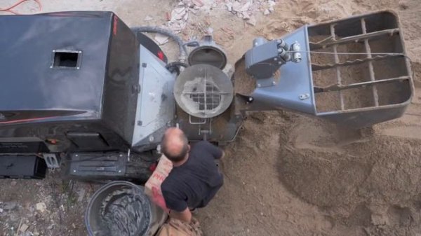 Работа пневмонагнетателя MixMan D4 Ludger Glaap & Fritz Brinkmann