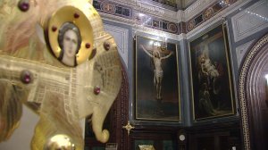 Вечерня с выносом Святой Плащаницы 14 апреля 2023, Храм Христа Спасителя, г. Москва