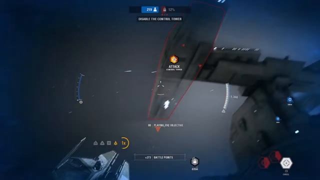 STAR WARS Battlefront II Yoda's Starfighter Gameplay In Starfighter Assault смотреть онлайн