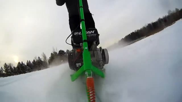 Самый дешевый снегоход Mini bike snow 2018 ГОДА смотреть онлайн