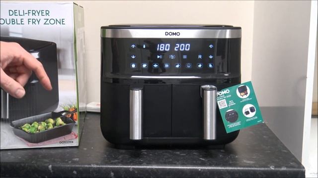 Domo D0537FR Twin Drawer Air Fryer смотреть онлайн