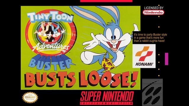 Tiny Toon Adventures: Buster Busts Loose! - Dizzy full, Dizzy goes sleep (SNES OST) смотреть онлайн
