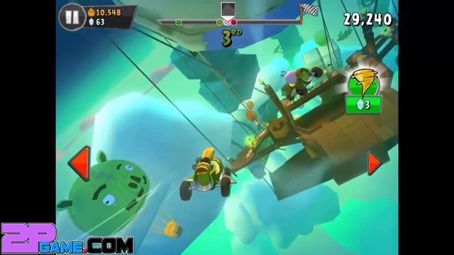 Angry Birds Go day 2-3 AIR Walkthrough [IOS] смотреть онлайн