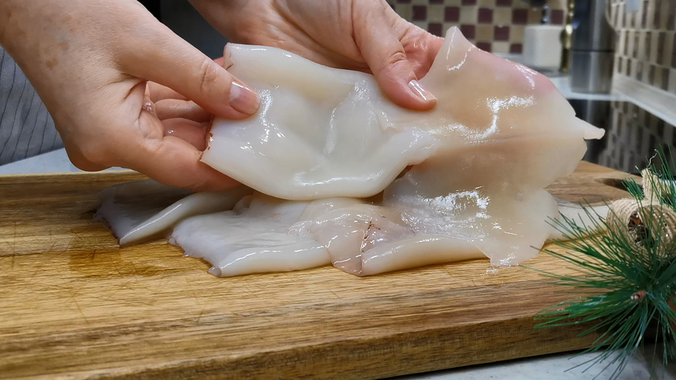 Новый САЛАТ на Новый год! Салат "Розовый фламинго" с кальмарами, гениальное сочетание ингредиентов! смотреть онлайн