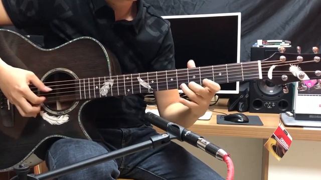 Oriental Cherry Acoustic Guitar W-M7 смотреть онлайн