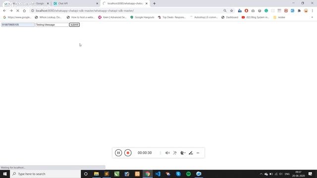 Whatsapp Chat API integration in PHP смотреть онлайн