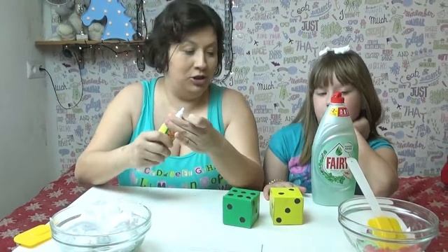 Бросай кубик слайм челлендж Угадай Throw cube Slime Challenge Видео для детей / Света Слайм смотреть онлайн
