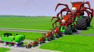 Большой и маленький Чу-Чу Чарльз ПРОТИВ Джамбо Джоша - паровозика-цистерны