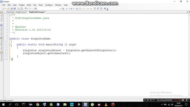 Singleton Class in Java смотреть онлайн